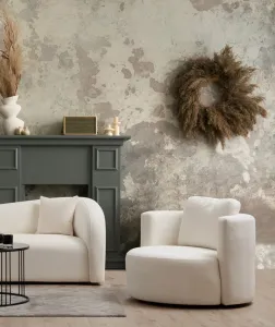 Kreslo ušiak Asos Cream - Wing