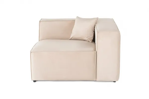 Kreslo / Jednomiestna pohovka Lora 1R - Cream