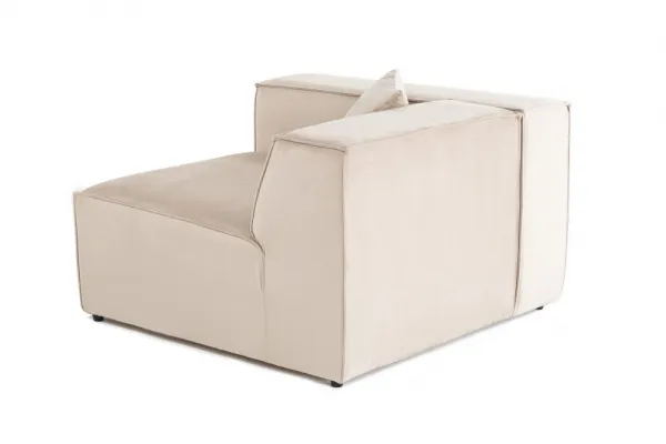 Kreslo / Jednomiestna pohovka Lora L1 - Cream