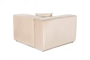 Kreslo / Jednomiestna pohovka Lora L1 - Cream