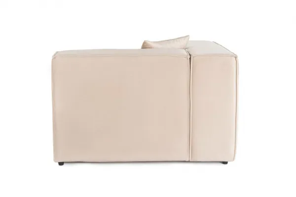 Kreslo / Jednomiestna pohovka Lora L1 - Cream