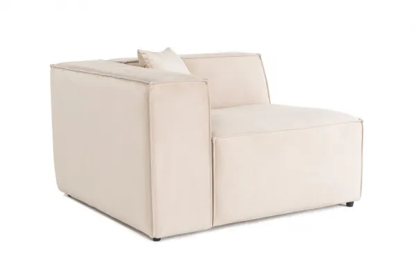 Kreslo / Jednomiestna pohovka Lora L1 - Cream