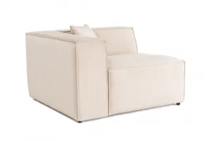 Kreslo / Jednomiestna pohovka Lora L1 - Cream