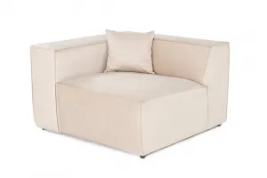 Kreslo / Jednomiestna pohovka Lora L1 - Cream