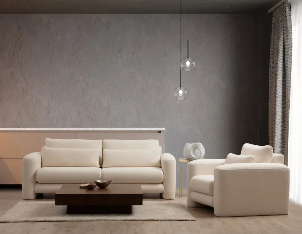 Kreslo ušiak Lily Cream - Wing