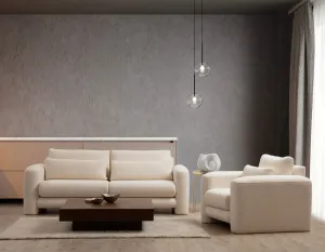 Kreslo ušiak Lily Cream - Wing