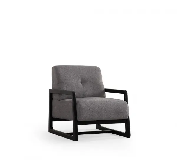 Kreslo ušiak Athena Bergere - Light Grey