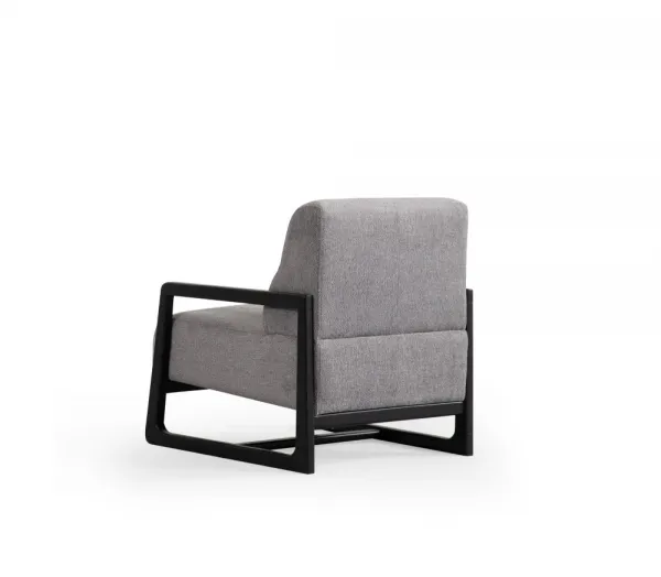 Kreslo ušiak Athena Bergere - Light Grey