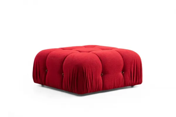 Taburetka Bubble Pouffe - Red