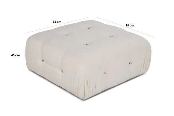 Taburetka Bubble Pouffe - Beige
