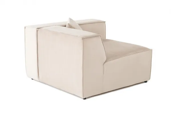 Kreslo / Jednomiestna pohovka Lora 1R - Cream