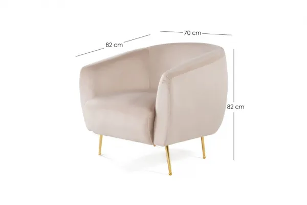 Kreslo ušiak Eses Beige - Wing