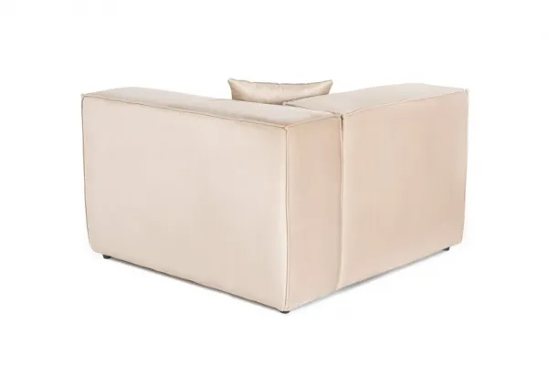 Kreslo / Jednomiestna pohovka Lora 1R - Cream