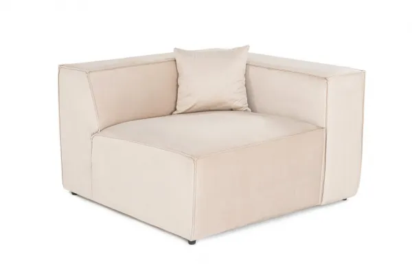 Kreslo / Jednomiestna pohovka Lora 1R - Cream