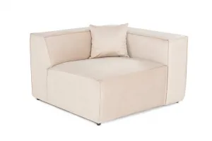 Kreslo / Jednomiestna pohovka Lora 1R - Cream
