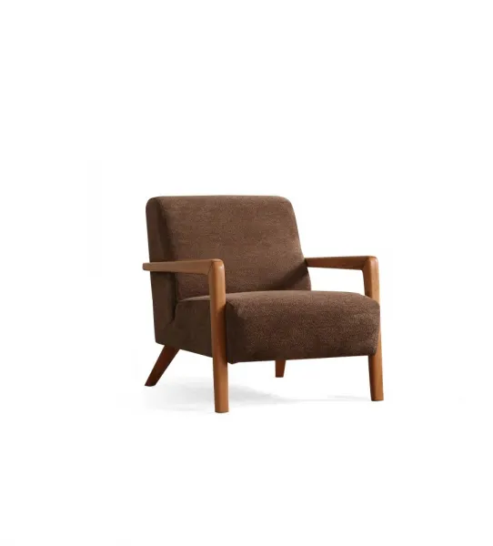 Kreslo ušiak Lyke - Brown