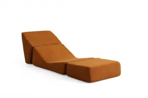 Rozkladacie kreslo Origami Convertable - Matte Orange