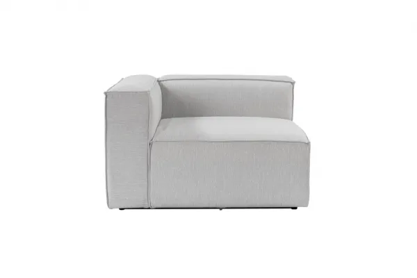 Kreslo / Jednomiestna pohovka Fora L1 - Light Grey