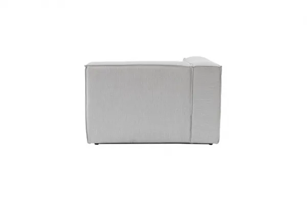 Kreslo / Jednomiestna pohovka Fora L1 - Light Grey