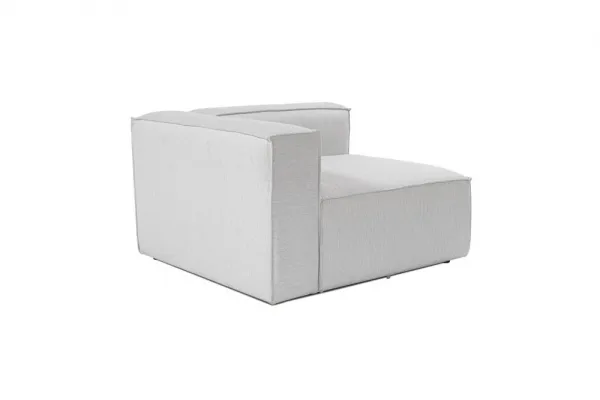 Kreslo / Jednomiestna pohovka Fora L1 - Light Grey
