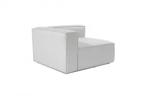 Kreslo / Jednomiestna pohovka Fora L1 - Light Grey