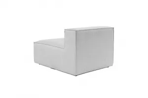 Kreslo / Jednomiestna pohovka Fora O1 - Light Grey