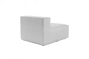 Kreslo / Jednomiestna pohovka Fora O1 - Light Grey