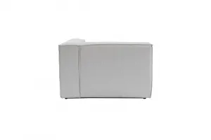 Kreslo / Jednomiestna pohovka Fora 1R - Light Grey