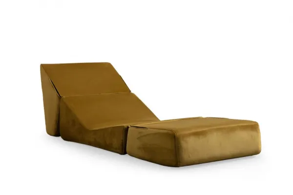 Rozkladacie kreslo Origami Convertable - Mustard