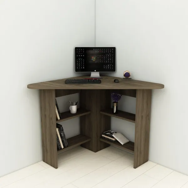 Písací stôl Corner - Walnut
