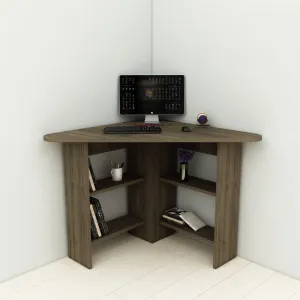 Písací stôl Corner - Walnut