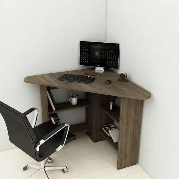 Písací stôl Corner - Walnut