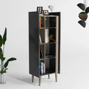 Viacúčelová skrinka Lagomood Ruby - Walnut, Anthracite