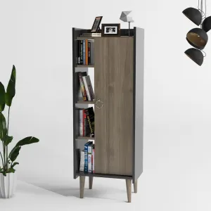 Viacúčelová skrinka Lagomood Ruby - Walnut, Anthracite