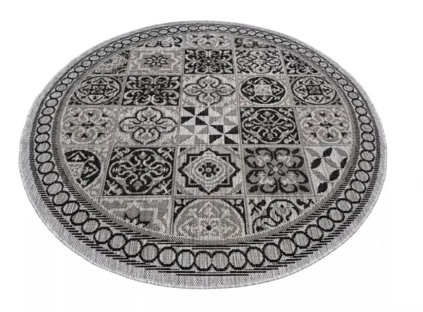 SivýokrúhlykoberecMELISSAsovzoromportodlaždícŠírka:100cm|Dĺžka:100cm70016_125998