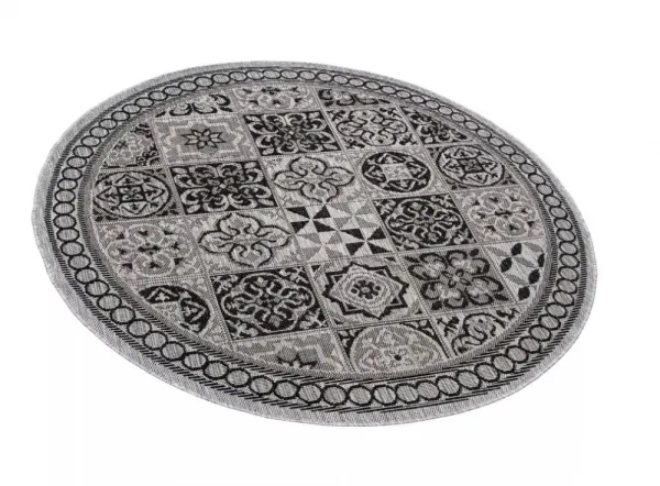 SivýokrúhlykoberecMELISSAsovzoromportodlaždícŠírka:100cm|Dĺžka:100cm70016_125998