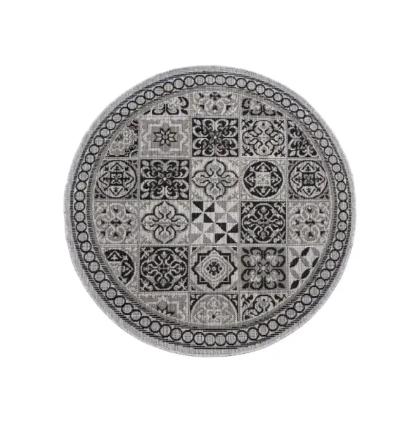 SivýokrúhlykoberecMELISSAsovzoromportodlaždícŠírka:100cm|Dĺžka:100cm70016_125998