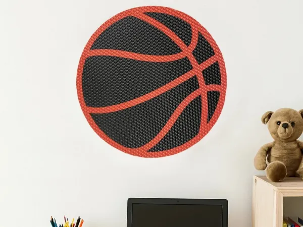 Detská penová dekoratívna nástenka BASKETBALOVÁ LOPTA