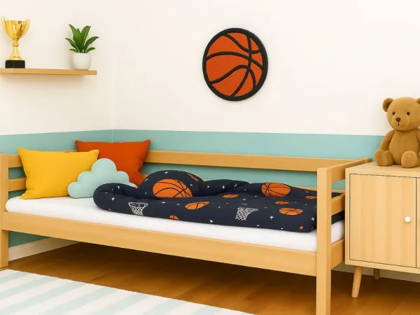 Penová samolepiaca nástenka BASKETBALOVÁ LOPTA do detskej izby
