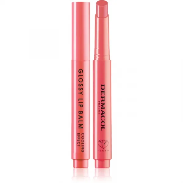 Dermacol Beauty Stick Glossy Lip Balm ošetrujúci lesk na pery s chladivým účinkom vône 05 Strawberry 2.2 g