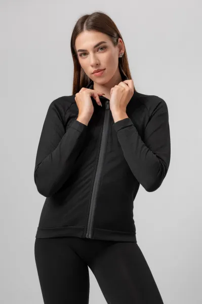LELOSI Mikina na zips Seamless Yachats M