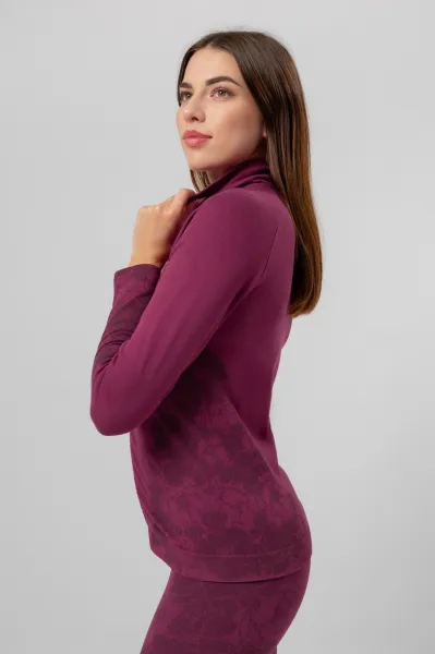 LELOSI Mikina na zips Seamless Avila M