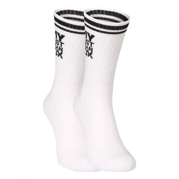 Ponožky Nedeto športové vysoké My Last Clean Sox bielé (1NOBT2) S
