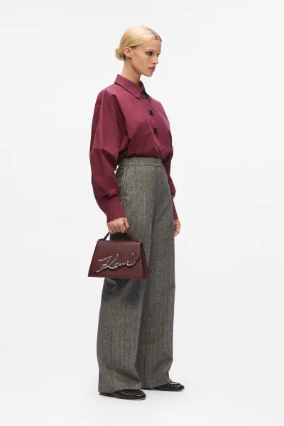 Crossbody Karl Lagerfeld K/Signature 2.0 Md Crossbody Windsor Burgundy