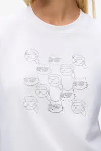 Tričko Karl Lagerfeld Ikon Seasonal Rs T-Shirt Gift White