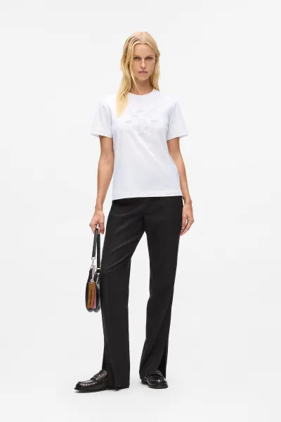 Tričko Karl Lagerfeld Ikon Seasonal Rs T-Shirt Gift White