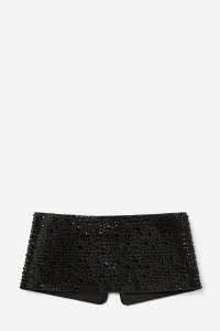 Golier Karl Lagerfeld K/Essential Huns Pick Collar Black Embellishment