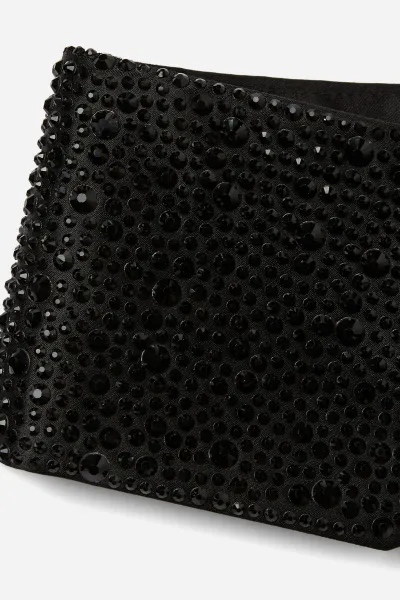 Golier Karl Lagerfeld K/Essential Huns Pick Collar Black Embellishment