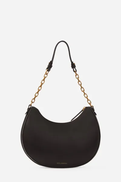 Kabelka Karl Lagerfeld K/Autograph Moon Shoulder Bag Black