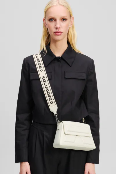 Crossbody Karl Lagerfeld Ikon/K Soft Webbing Crossbody Cement